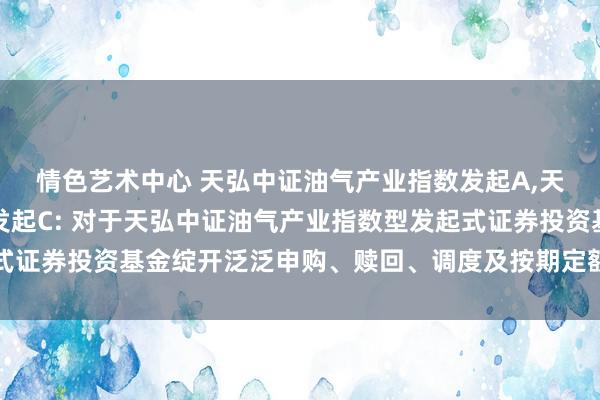 情色艺术中心 天弘中证油气产业指数发起A,天弘中证油气产业指数发起C: 对于天弘中证油气产业指数型发起式证券投资基金绽开泛泛申购、赎回、调度及按期定额投资业务的公告
